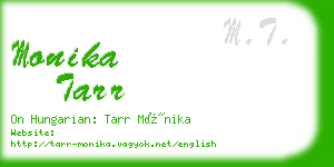 monika tarr business card